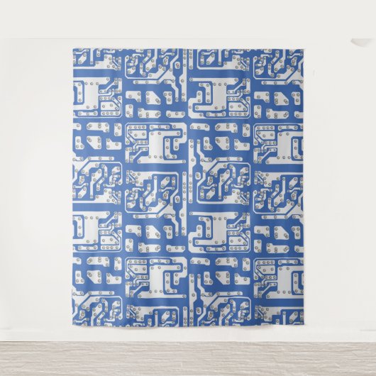 Leiterplattenmuster Wandteppich (Vorderseite)