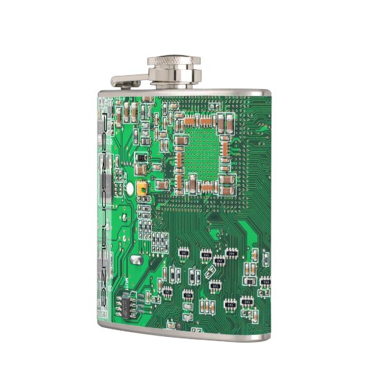 Leiterplattenplatine Flachmann (Links)