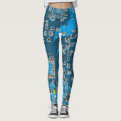 Leiterplattenplatine für gedruckte Leiterplatten B Leggings (Vorderseite)
