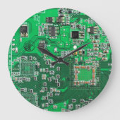 Leiterplattenplatine Große Wanduhr (Vorderseite)