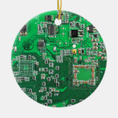Leiterplattenplatine Keramikornament (Vorne)