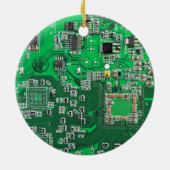 Leiterplattenplatine Keramikornament (Hinten)