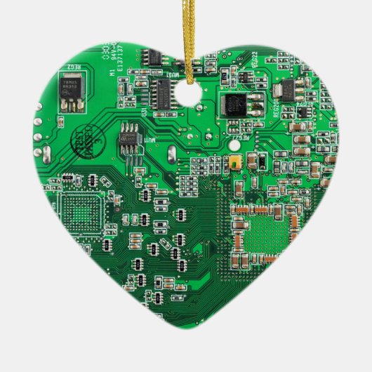 Leiterplattenplatine Keramikornament (Vorne)