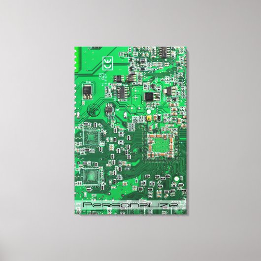 Leiterplattenplatine Leinwanddruck (Vorderseite)
