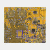 Leiterplattenplatine Orange für gedruckte Leiterpl Fleecedecke (Vorderseite (Horizontal))