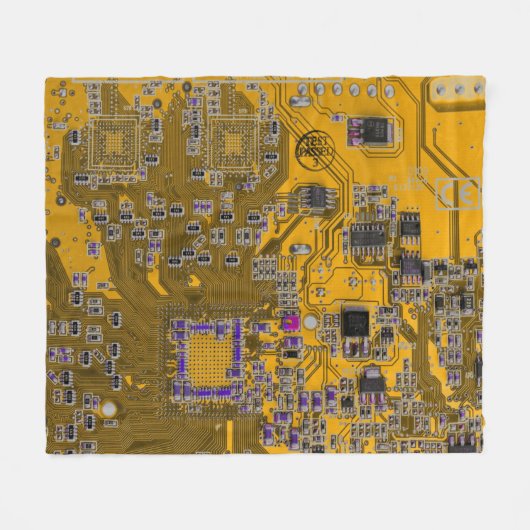 Leiterplattenplatine Orange für gedruckte Leiterpl Fleecedecke (Vorderseite (Horizontal))