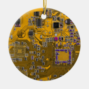 Leiterplattenplatine Orange für gedruckte Leiterpl Keramik Ornament