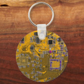 Leiterplattenplatine Orange für gedruckte Leiterpl Schlüsselanhänger (Vorderseite)