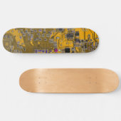 Leiterplattenplatine Orange für gedruckte Leiterpl Skateboard (Horizontal)