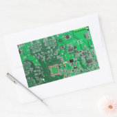 Leiterplattenplatine Rechteckiger Aufkleber (Umschlag)