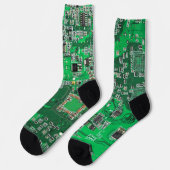 Leiterplattenplatine Socken (Linkes Detail)
