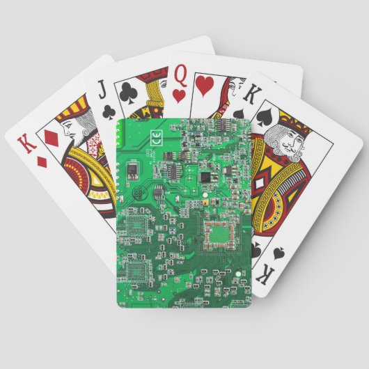 Leiterplattenplatine Spielkarten (Rückseite)