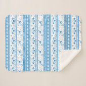 Leitfaden Dog Tale Labradors Muster - Blau - Sherpadecke (Vorderseite (Horizontal))