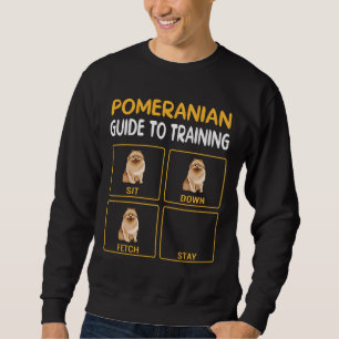 Leitfaden für den lustigen Spitz zum Training von Sweatshirt