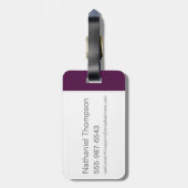 Leitfaden für den Schutz Gepäckanhänger (Rückseite vertikal)