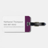 Leitfaden für den Schutz Gepäckanhänger (Rückseite horizontal)