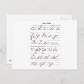 Leitfaden für die Absenkung Postkarte (Vorne/Hinten)