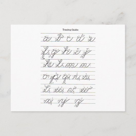 Leitfaden für die Absenkung Postkarte (Vorderseite)