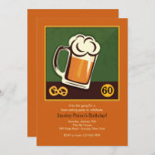 Leitfaden für die Bier-Einladung Einladung (Vorne/Hinten)