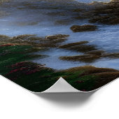 Leitfaden Light Cliff Lighthouse Digital Art Poste Poster (Ecke)