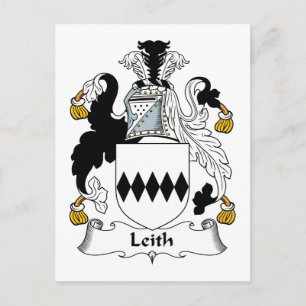 Leith Familienwappen Postkarte