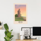 Leith Hill Surrey Hills Reiseplakat Poster (Heimbüro)