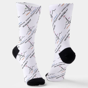 Leitindikator für das Leben EKG/EKG-Spaß Socken