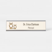 Leitlinie Schreibtischnamensplakette (Vorderseite )