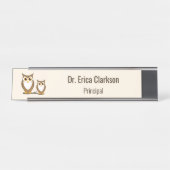 Leitlinie Schreibtischnamensplakette (Vorderseite )