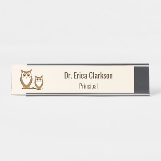 Leitlinie Schreibtischnamensplakette (Vorderseite )