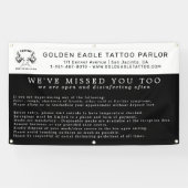 Leitlinien für die Wiedereröffnung des Tattoo-Parl Banner (Horizontal)