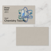 Leitmotto des Chemielehrers Visitenkarte (Vorne/Hinten)