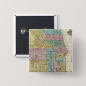 Leitplan von Chicago Button (Vorne & Hinten)