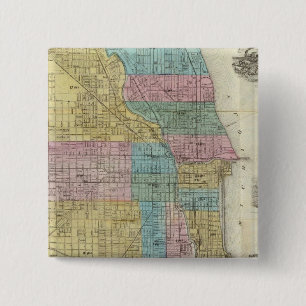 Leitplan von Chicago Button