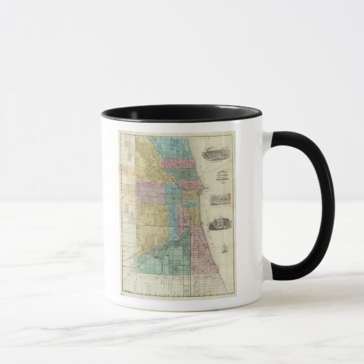 Leitplan von Chicago Tasse (Rechts)