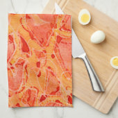 Leitstein Orange Geschirrtuch (Viertel Falte)