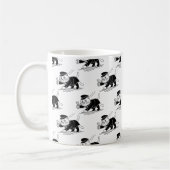 Leittor Cats Unite! Oshiya Cat Wird Feline Fun Kaffeetasse (Links)