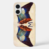 LEITUNG EINES EUROPÄISCHEN ROLLER-MONOGRAMS Case-Mate iPhone HÜLLE (Rückseite)