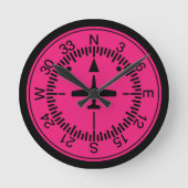 Leitungsanzeiger Pilotprogramm für Frauen Runde Wanduhr (Vorderseite)