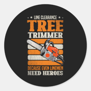 Leitungsentschärfungs-Trimmer, weil gerade Linie b Runder Aufkleber