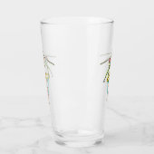 Leitungsmann Stickman Glas (Links)