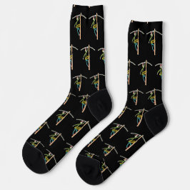 Leitungsmann Stickman Socken