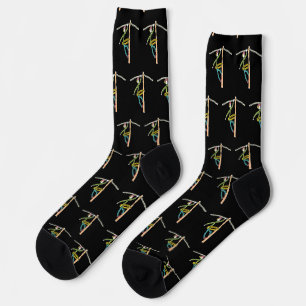 Leitungsmann Stickman Socken