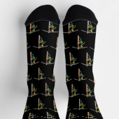 Leitungsmann Stickman Socken (Oben)