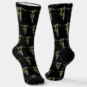 Leitungsmann Stickman Socken (Gewinkelt)