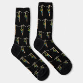 Leitungsmann Stickman Socken (Rechts)