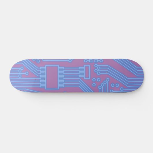 Leitungsplatine blau skateboard (Horizontal)