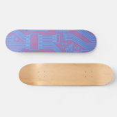 Leitungsplatine blau skateboard (Horizontal)