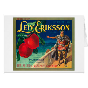 Leiv Eriksson Apple beschriften - Kaschmir, WA