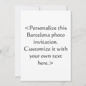 L'Eixample Einladung (Barcelona, Spanien) (Rückseite)